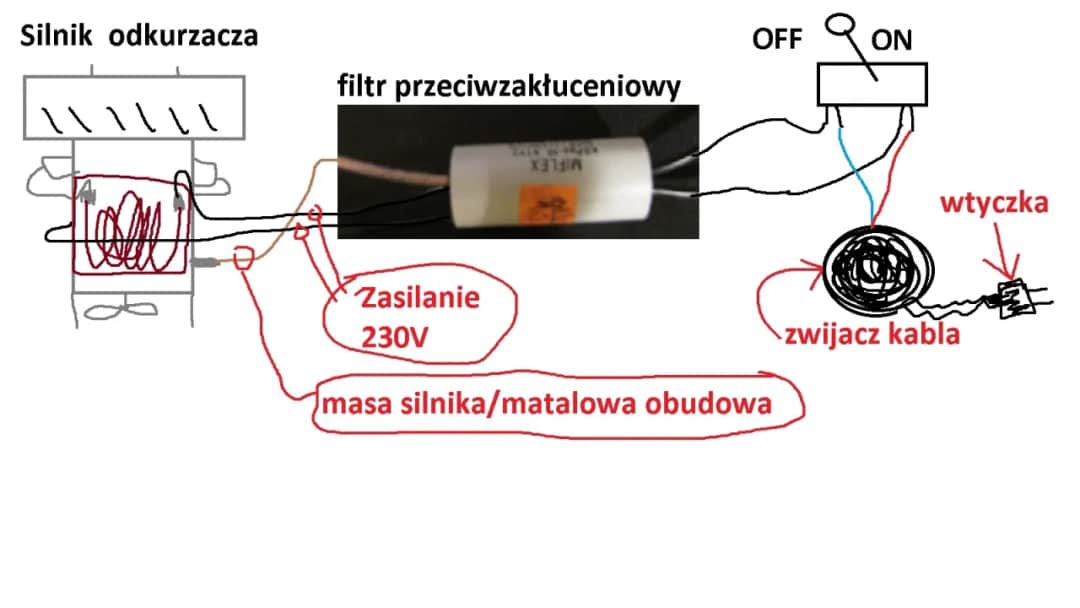 Jak bezpiecznie podłączyć silnik odkurzacza do 230V? Poradnik